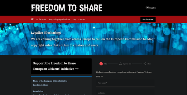Freedom to share